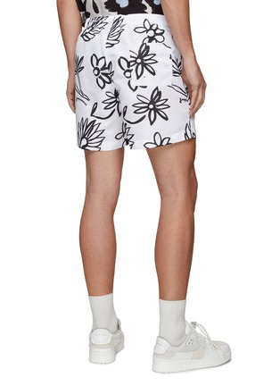 背面 - 点击放大 - JACQUEMUS - LA MAILLOT 花卉图案印花短裤