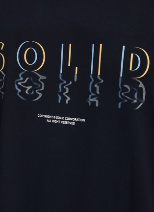  - SOLID HOMME - LOGO 印花圆领 T 恤