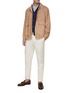 模特儿示范图 - 点击放大 - BRUNELLO CUCINELLI - 纯棉长袖衬衫