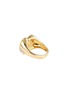 细节 - 点击放大 - YVONNE LEON - CHEVALIERE OVALE 红玛瑙钻石点缀心形9K黄金戒指