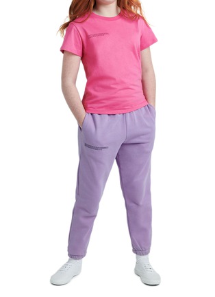 模特儿示范图 - 点击放大 - PANGAIA - 365 儿童款有机棉慢跑裤