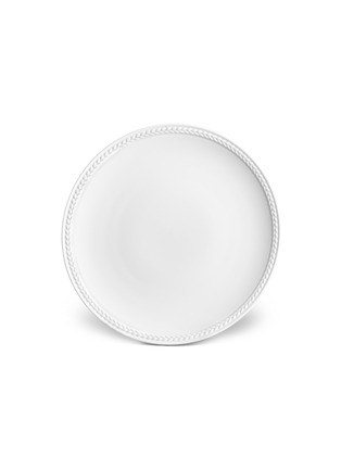 首图 –点击放大 - L'OBJET - SOIE TRESSÉE 陶瓷面包盘 — 白色
