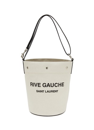 首图 - 点击放大 - SAINT LAURENT - RIVE GAUCHE 亚麻水桶包