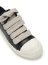 细节 - 点击放大 - RICK OWENS - 宽系带真皮低帮运动鞋