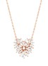 首图 - 点击放大 - SUZANNE KALAN - Diamond 18K Rose Gold Heart Shape Necklace