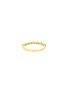 细节 - 点击放大 - SUZANNE KALAN - 18k Gold Diamond Emerald Half Eternity Ring
