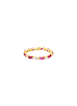 首图 - 点击放大 - SUZANNE KALAN - 18k Gold Diamond Ruby Eternity Ring
