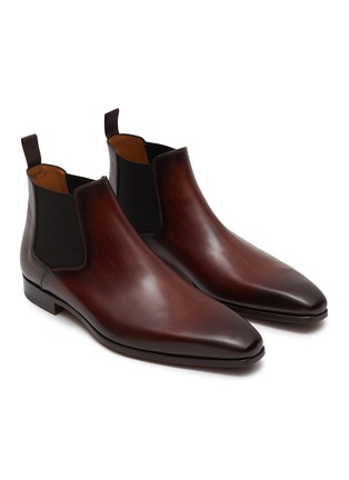 细节 - 点击放大 - MAGNANNI - Leather Chelsea Boots