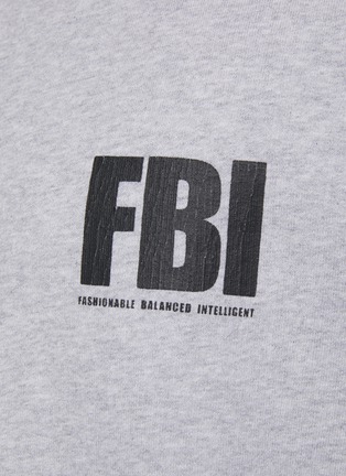  - BALENCIAGA - FBI 纯棉圆领卫衣
