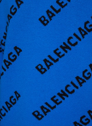  - BALENCIAGA - ALLOVER LOGO 混羊毛针织衫