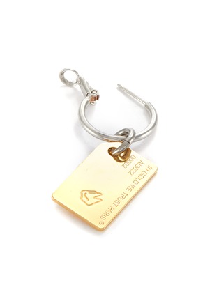 细节 - 点击放大 - IN GOLD WE TRUST - SIM CARD造型金属耳环
