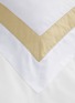 细节 –点击放大 - FRETTE - ESSENTIALS BICOLORE 拼色条纹围边纯棉枕套－黄色