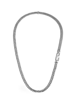 首图 - 点击放大 - JOHN HARDY - Classic Chain' Silver Medium Carabiner Curb Link Necklace