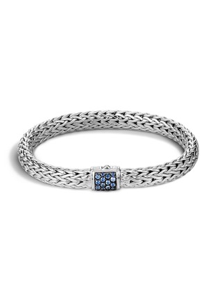 首图 - 点击放大 - JOHN HARDY - Classic Chain' Sapphire Silver Lava Medium Bracelet