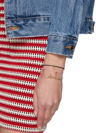 atelier paulin your way 18k黄金缀饰细绳手链