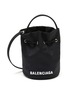 首图 - 点击放大 - BALENCIAGA - ‘Wheel' logo print drawstring nylon bucket bag