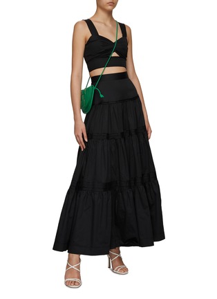 模特儿示范图 - 点击放大 - AJE - RECURRENCE 切割设计胸衣式上衣