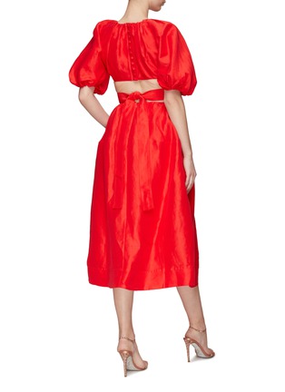 模特儿示范图 - 点击放大 - AJE - MIMOSA 切割设计泡泡短袖连衣裙