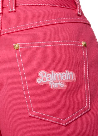  - BALMAIN - X BARBIE 高腰牛仔短裤
