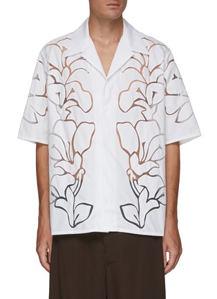 首图 - 点击放大 - VALENTINO GARAVANI - 花卉图案短袖衬衫