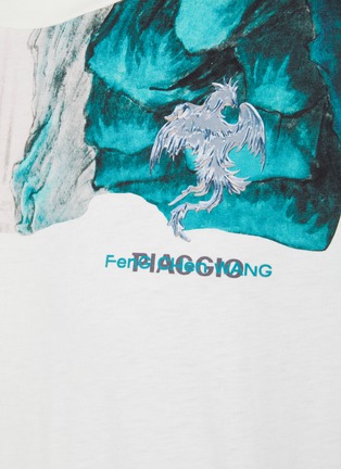  - FENG CHEN WANG - 不规则山水图案印花 T 恤