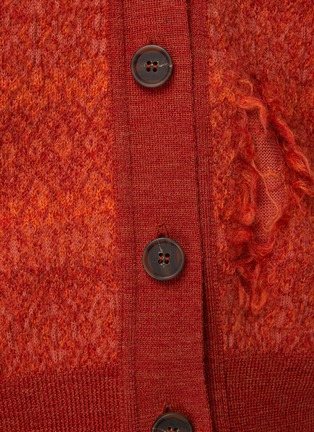  - MAISON MARGIELA - 费尔岛图案做旧混羊毛针织开衫
