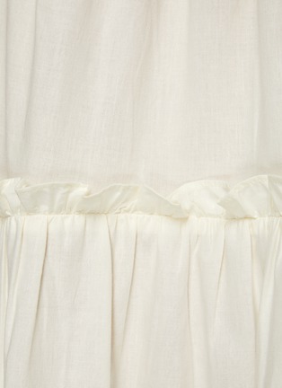 THORA 褶裥无袖设计镂空连衣裙展示图