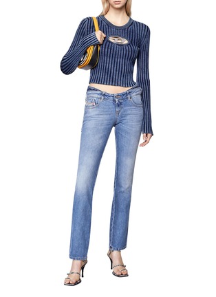 模特儿示范图 - 点击放大 - DIESEL - SEL 双腰设计牛仔裤