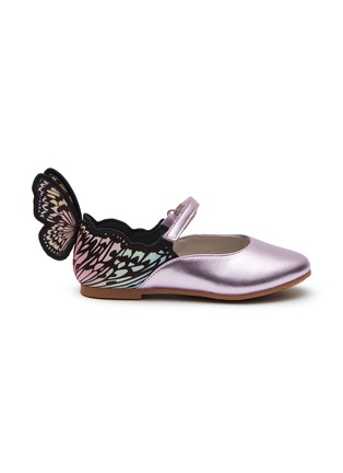首图 - 点击放大 - SOPHIA WEBSTER - CHIARA 幼儿款蝴蝶装饰搭带真皮平底鞋