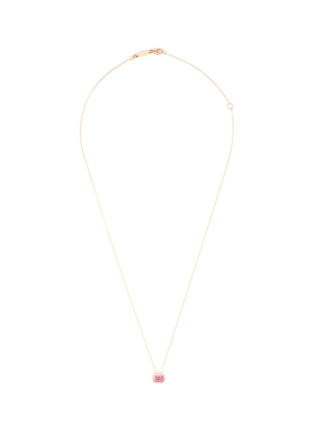 首图 - 点击放大 - SUZANNE KALAN - 14K Rose Gold Diamond Rhodolite Necklace