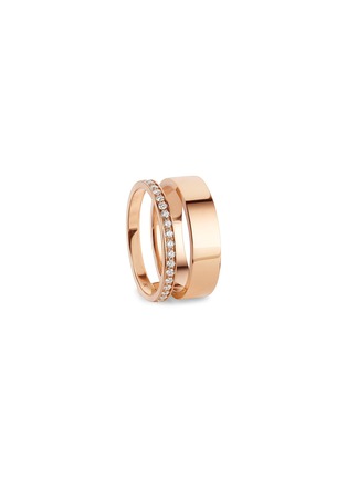 首图 - 点击放大 - REPOSSI - Berbère' diamond rose gold ring