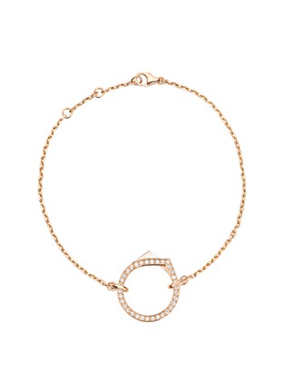 首图 - 点击放大 - REPOSSI - Antifer' Diamond 18k rose gold chain bracelet