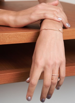 细节 - 点击放大 - REPOSSI - Serti sur Vide' Diamond Gold Chain Bracelet