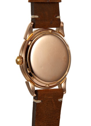 细节 - 点击放大 - LANE CRAWFORD VINTAGE COLLECTION - OMEGA Seamaster rose golden dial 18K rose gold case watch