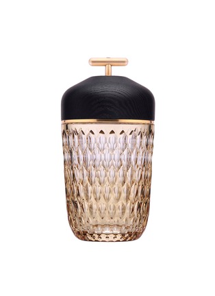 Main View - 点击放大 - SAINT-LOUIS - FOLIA AMBER BLACK WOOD BRUSHED BRASS FINISH PORTABLE LAMP