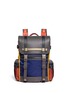首图 - 点击放大 - DOLCE & GABBANA - Colourblock leather nylon backpack