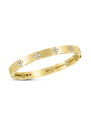 首图 - 点击放大 - ROBERTO COIN - LOVE IN VERONA 钻石红宝石点缀 18K 黄金手镯