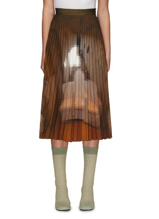 首图 - 点击放大 - MM6 MAISON MARGIELA - 抽象图案百褶半裙