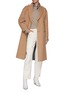 模特儿示范图 - 点击放大 - BRUNELLO CUCINELLI - 两面穿腰带饰羊绒大衣