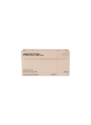 细节 –点击放大 - PROTECTOR DAILY - SMALL PROTECTIVE FACE MASK PACK OF 30 – GINGER