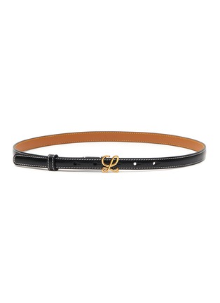 首图 - 点击放大 - LOEWE - Anagram buckle leather thin belt