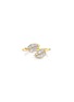 首图 - 点击放大 - ANITA KO - Diamond 18k gold small palm leaf ring