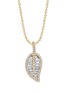首图 - 点击放大 - ANITA KO - Diamond 18k gold leaf necklace