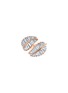 首图 - 点击放大 - ANITA KO - Diamond 18k rose gold palm leaf ring