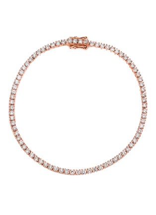 首图 - 点击放大 - ANITA KO - Diamond 18k rose gold hepburn bracelet