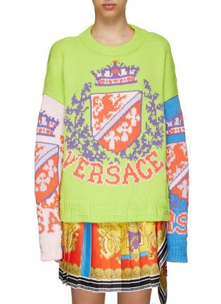 首图 - 点击放大 - VERSACE - ROYAL REBELLION 图案针织衫