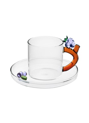 首图 –点击放大 - ICHENDORF MILANO - Fruits And Flower Blackberry Tea Cup And Saucer