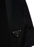  - PRADA - LOGO 拼贴百褶连衣裙
