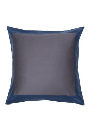 首图 –点击放大 - FRETTE - RECTANGULAR 拼色围边枕套 — 灰色和蓝色