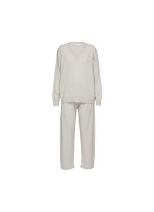 首图 –点击放大 - FRETTE - FLOW SMALL CASHMERE JOGGING SET — BEIGE